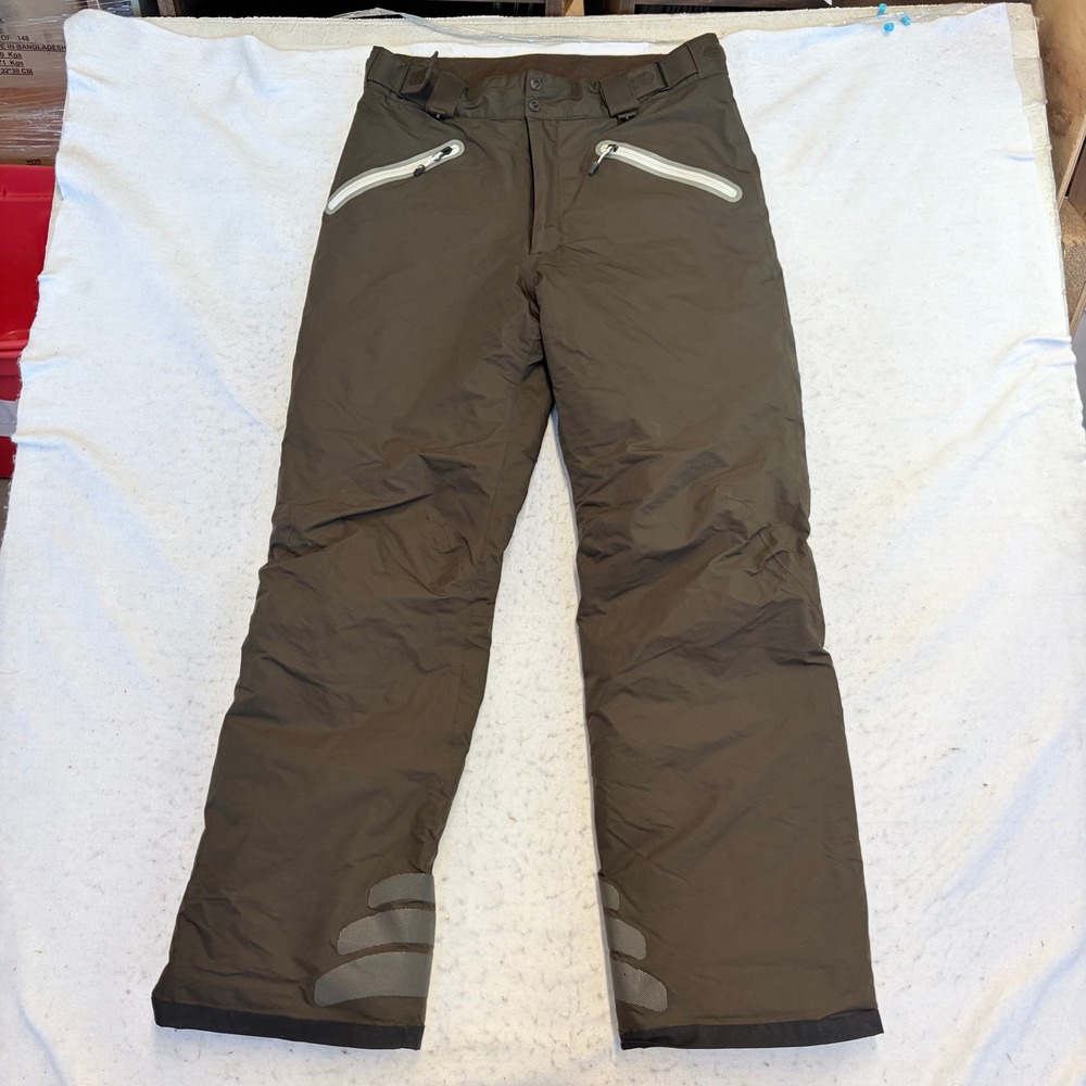 Peak Performance Creasse P Snow Pants Mens Large Brown Hipe Insulated Ski